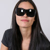 Hot Leathers Marilyn 2 Ladies Sunglasses w/ Pads and Rhinestones Sunglasses/Goggles - Tophatter Daily Deals