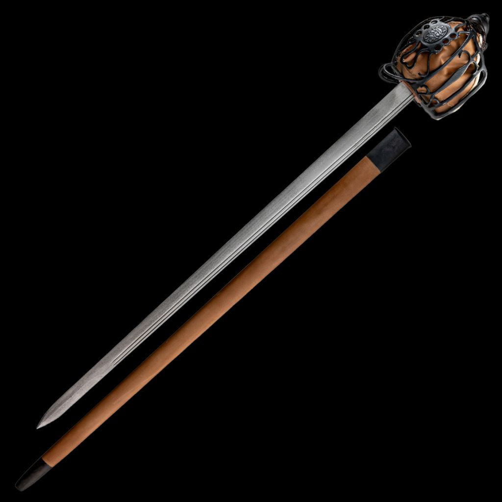 Hanwei Basket-Hilt Backsword Antiqued Sword - Tophatter Daily Deals