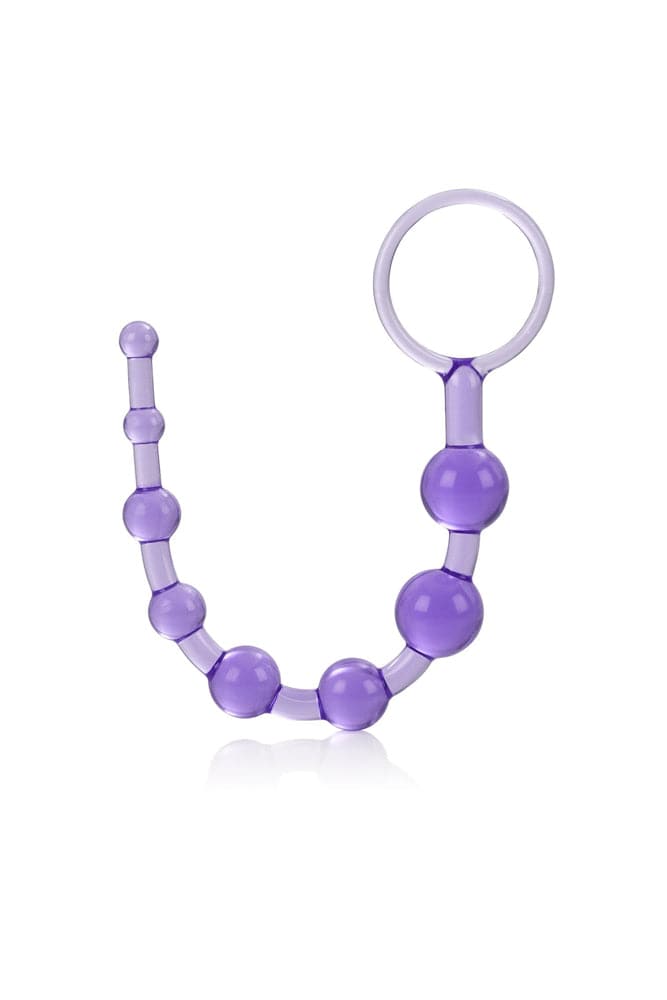 Cal Exotics - Shane's World - Anal 101 Intro Anal Beads - Purple Sex Toy - Tophatter Daily Deals