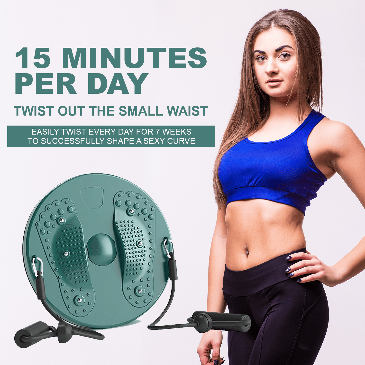 Waist Twisting Disc - Twist Board Foot Massage Home Fitness Exercise Equipment Exercise & Fitness - Tophatter Daily Deals