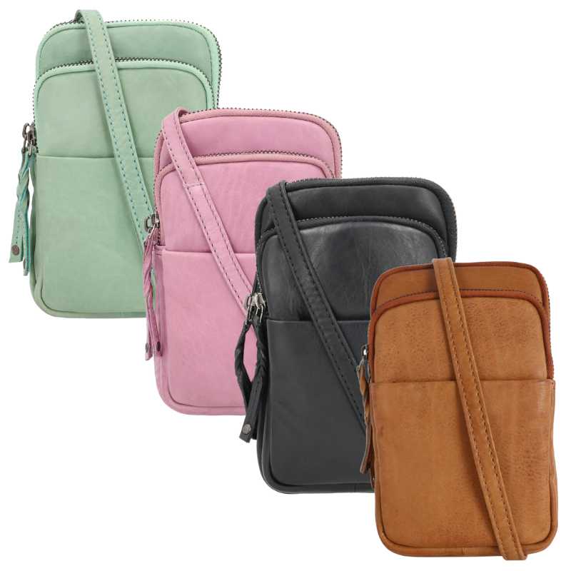 Shay Leather RFID Crossbody Purse Handgun Purses - Tophatter Daily Deals