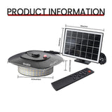 Solar Shed Light with Remote, 224 LED Pendant Work Light with Motion Sensor Solar Outdoor Lights - Tophatter Daily Deals