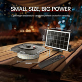 Solar Shed Light with Remote, 224 LED Pendant Work Light with Motion Sensor Solar Outdoor Lights - Tophatter Daily Deals