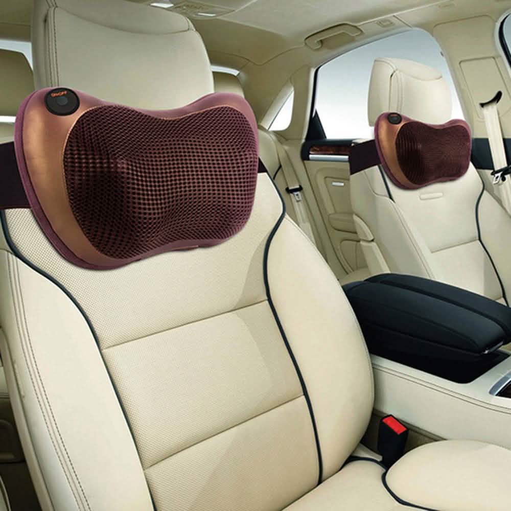 Shiatsu Massage Pillow with Heat Health & Wellness - Tophatter Daily Deals