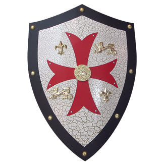 Fire and Steel - Knights Templar Heater Shield Fire and Steel Exclusive - Tophatter Daily Deals