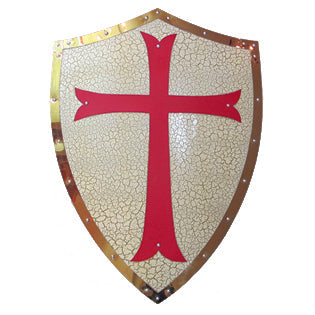 Fire and Steel - Teutonic Knights Crusader Heater Shield Fire and Steel Exclusive - Tophatter Daily Deals