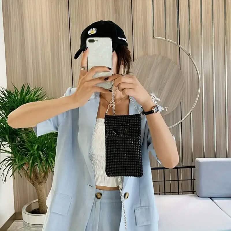 Shimmering Bling Rhinestone Crossbody Purse Handbags & Wallets - Tophatter Daily Deals
