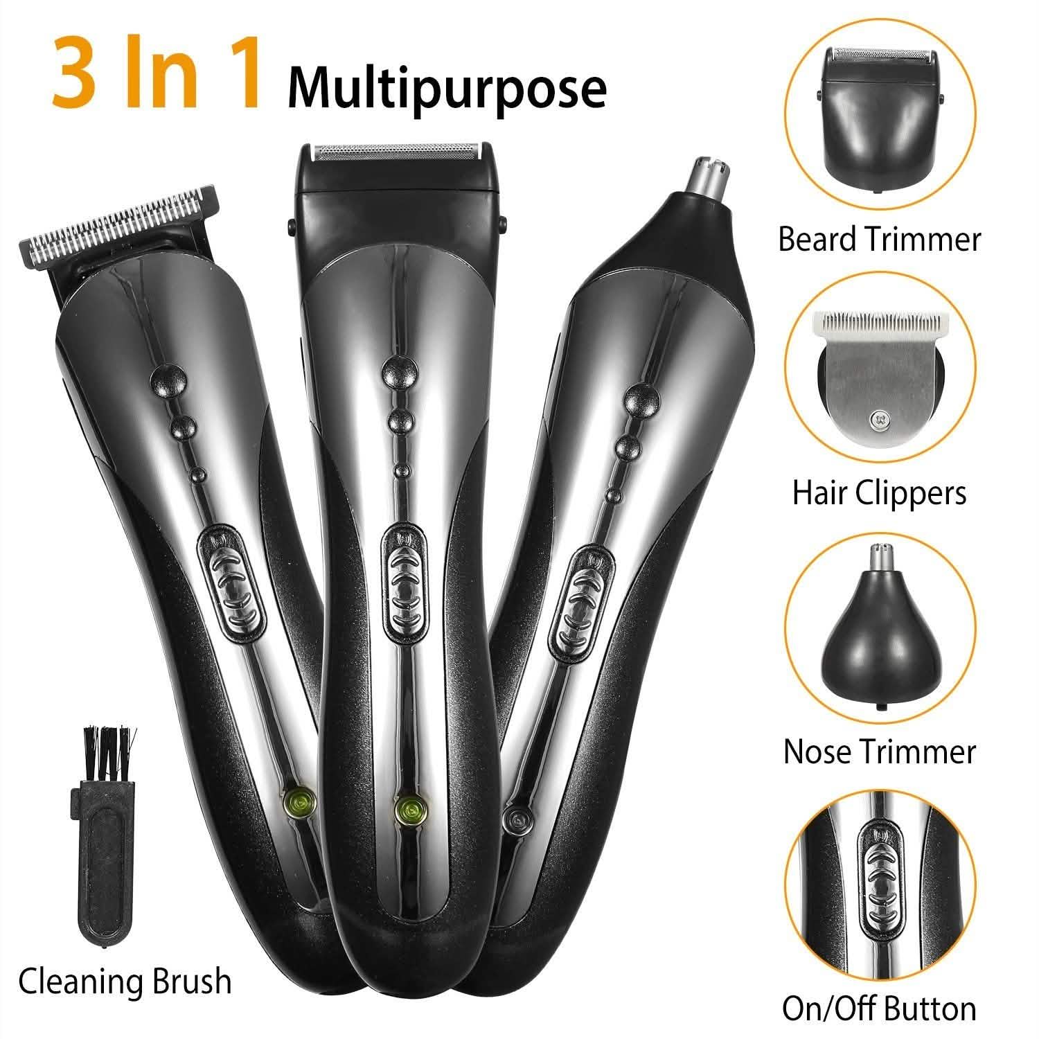 SHINON Men Electric Hair Clipper 3-in-1 Men's Grooming - Tophatter Daily Deals