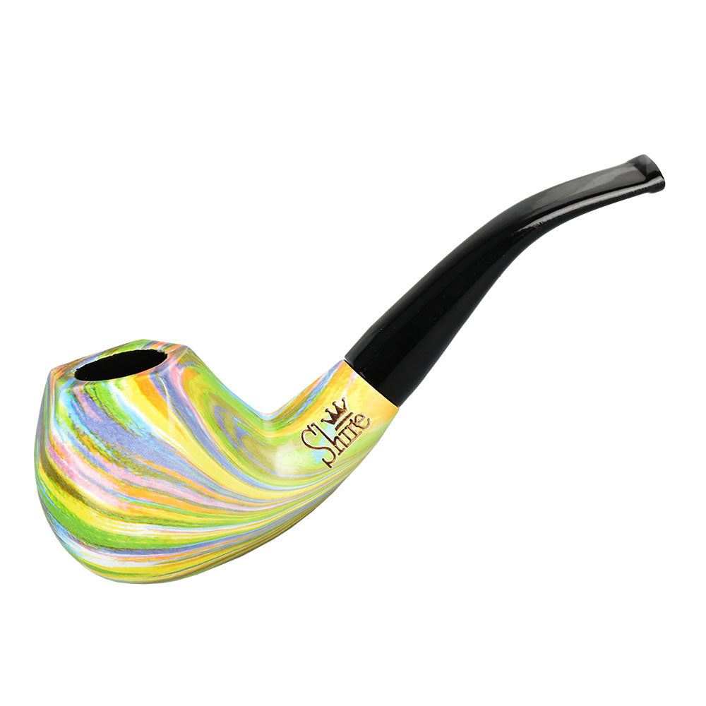 Shire Pipes Bent Brandy Smoking Pipe | The Sundog Traditional Pipes - Tophatter Daily Deals