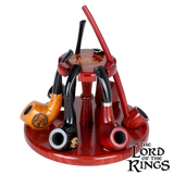 COUNCIL OF ELROND™ Multi-Pipe Wood Display Stand | Shire Pipes™ x The Lord of the Rings™ Traditional Pipes - Tophatter Daily Deals