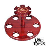 COUNCIL OF ELROND™ Multi-Pipe Wood Display Stand | Shire Pipes™ x The Lord of the Rings™ Traditional Pipes - Tophatter Daily Deals