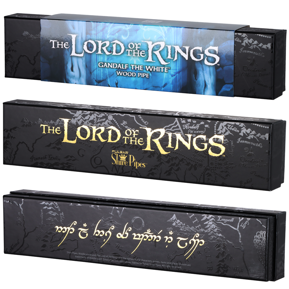 GANDALF THE WHITE™ Smoking Pipe | Shire Pipes™ x The Lord of the Rings™ Traditional Pipes - Tophatter Daily Deals