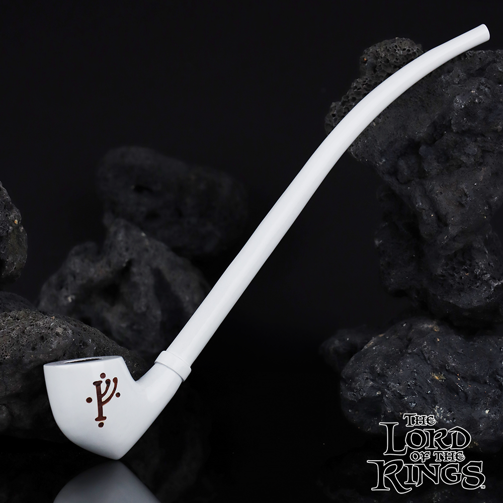 GANDALF THE WHITE™ Smoking Pipe | Shire Pipes™ x The Lord of the Rings™ Traditional Pipes - Tophatter Daily Deals