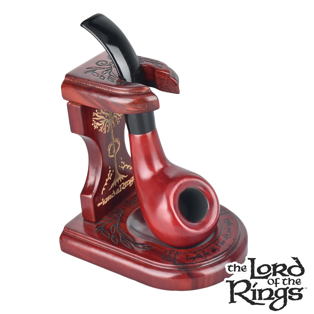 MIDDLE-EARTH™ Pipe Stand | Shire Pipes™ x The Lord of the Rings™ Traditional Pipes - Tophatter Daily Deals