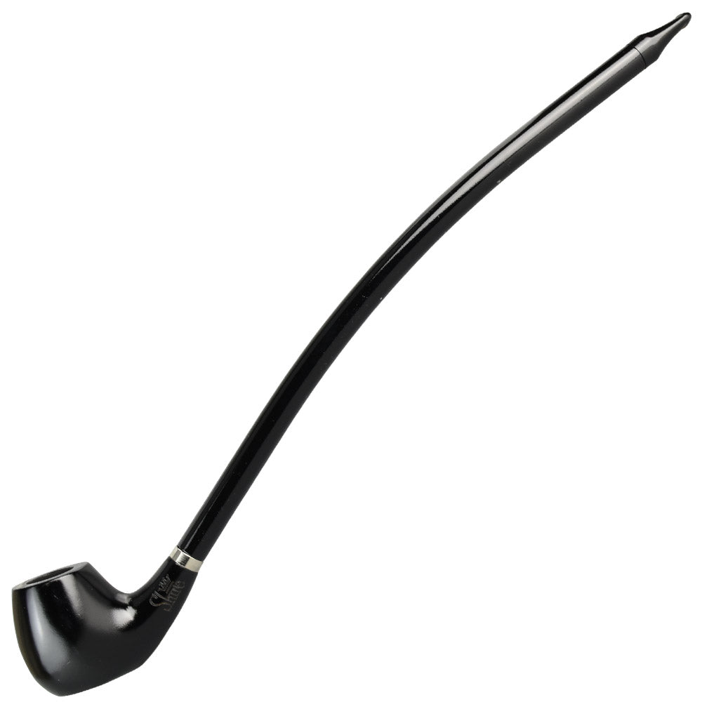 Shire Pipes Churchwarden Smoking Pipe | The Charming Shire Pipe Black Traditional Pipes - Tophatter Daily Deals