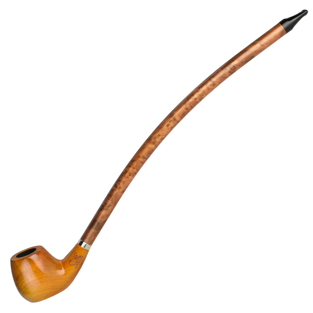 Shire Pipes Churchwarden Smoking Pipe | The Charming Shire Pipe Yellow Traditional Pipes - Tophatter Daily Deals
