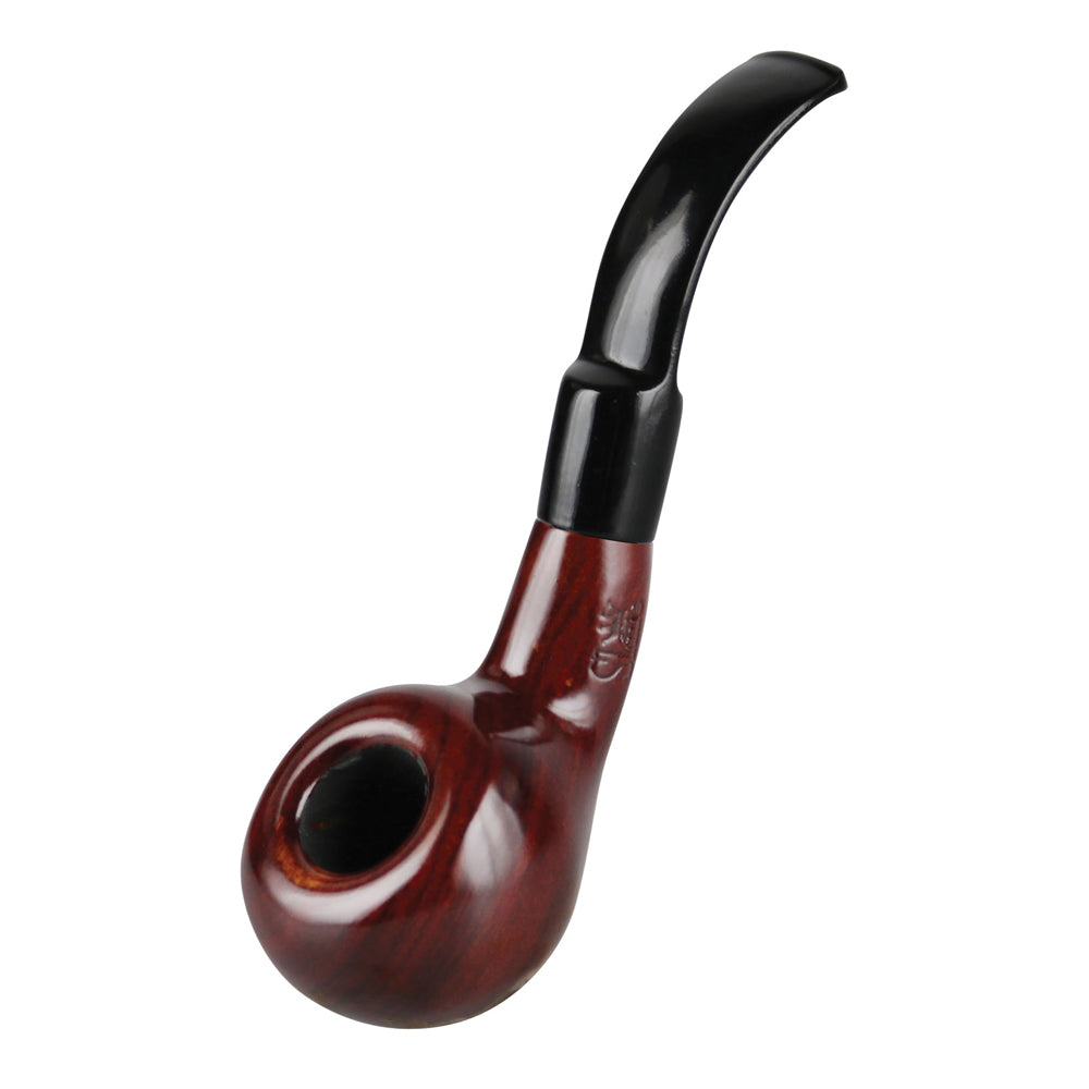 Shire Pipes Bent Tomato Smoking Pipe | The Excursionist Traditional Pipes - Tophatter Daily Deals