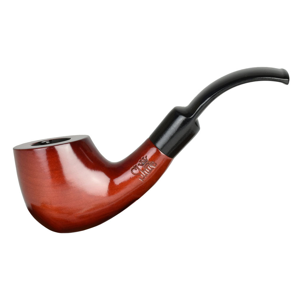 Shire Pipes Bent Brandy Smoking Pipe | The Huntsman Traditional Pipes - Tophatter Daily Deals
