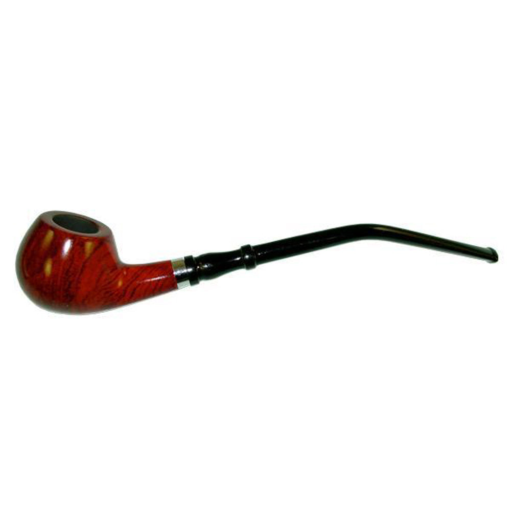 Shire Pipes Bent Prince Smoking Pipe | The Nightcap Traditional Pipes - Tophatter Daily Deals