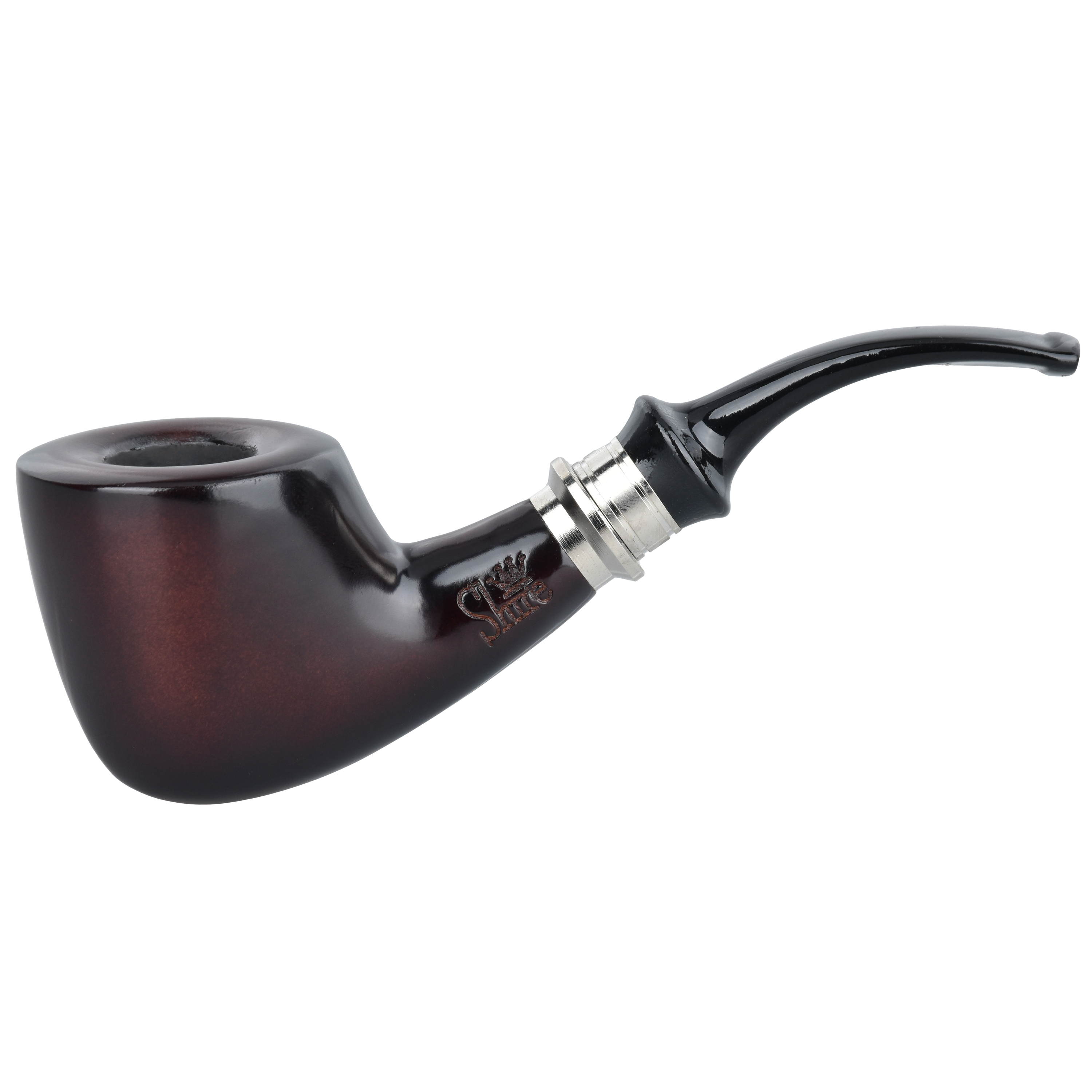 Shire Pipes Bent Dublin Smoking Pipe | The Scout Traditional Pipes - Tophatter Daily Deals