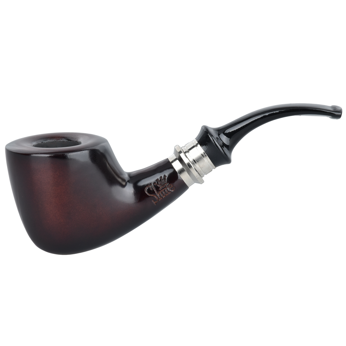 Shire Pipes Bent Dublin Smoking Pipe | The Scout Traditional Pipes - Tophatter Daily Deals