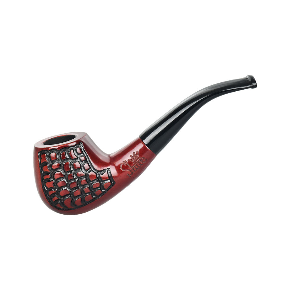 Shire Pipes Engraved Bent Brandy Smoking Pipe | The True Scotsman Traditional Pipes - Tophatter Daily Deals