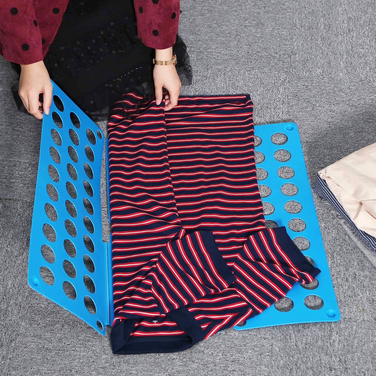 Shirt Folding Board Storage & Organization - Tophatter Daily Deals