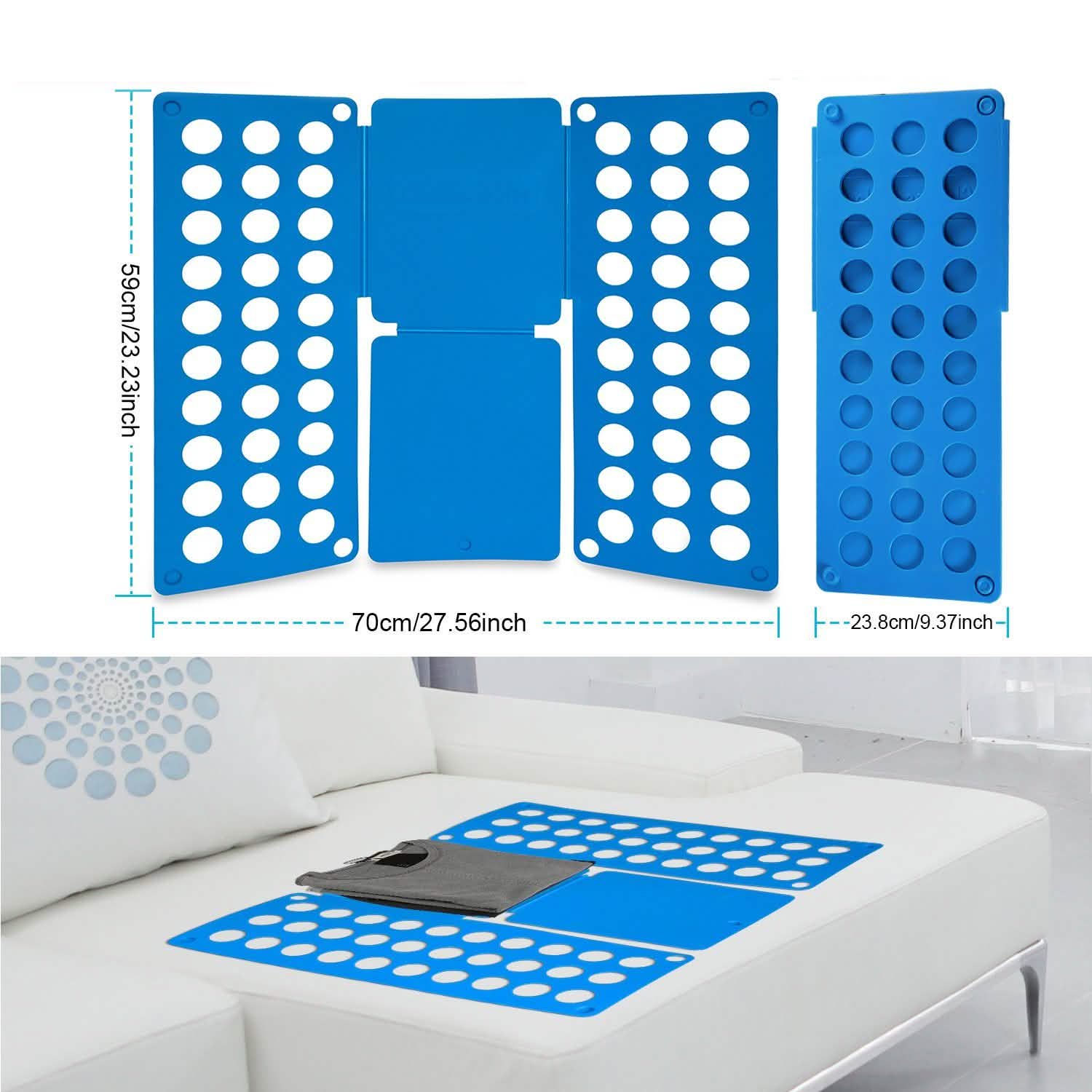 Shirt Folding Board Storage & Organization - Tophatter Daily Deals