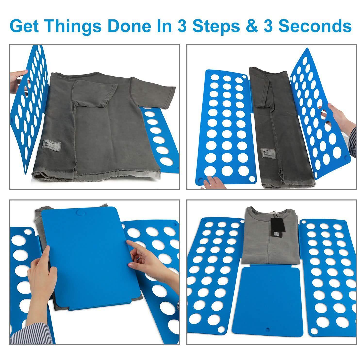 Shirt Folding Board Storage & Organization - Tophatter Daily Deals