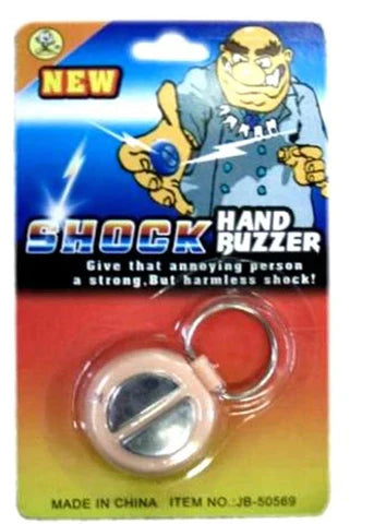 SHOCKING ROUND HAND BUZZER - SHOCK JOKE - Tophatter Daily Deals
