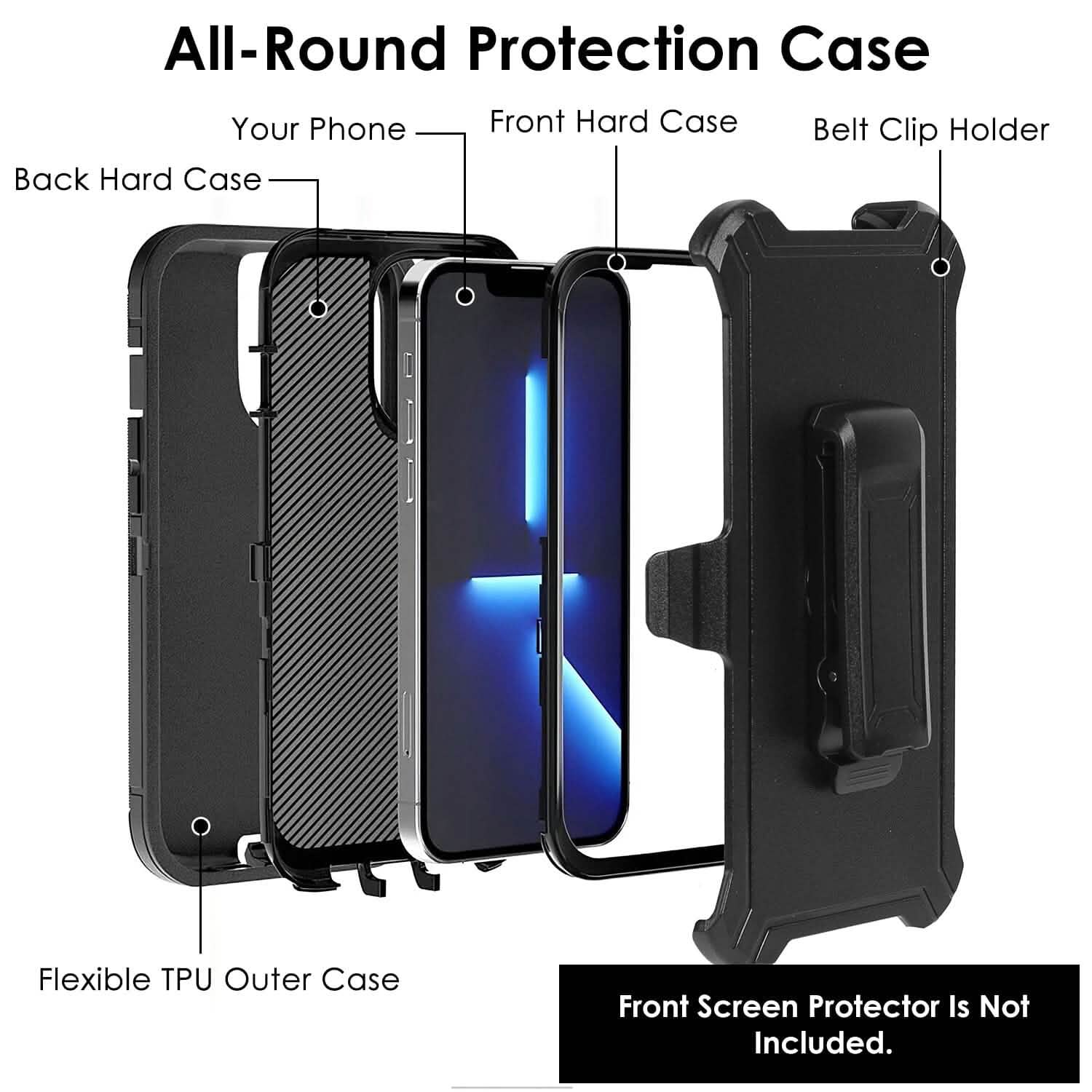 Shockproof Phone Case for iPhone Mobile Accessories - Tophatter Daily Deals