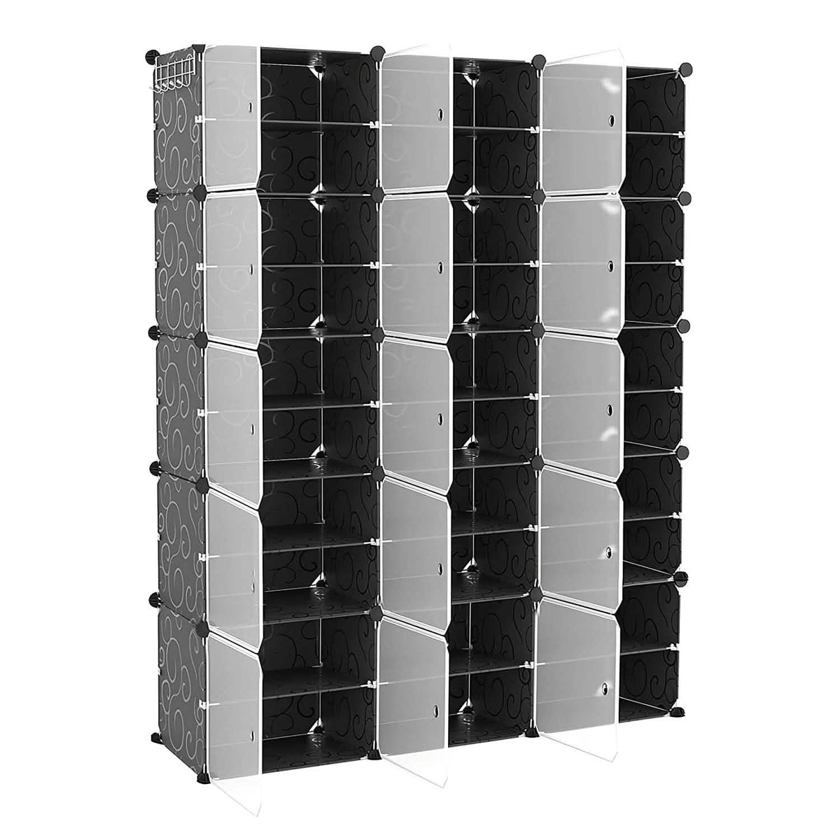 Shoe Rack Organizer with Transparent Doors Storage & Organization - Tophatter Daily Deals