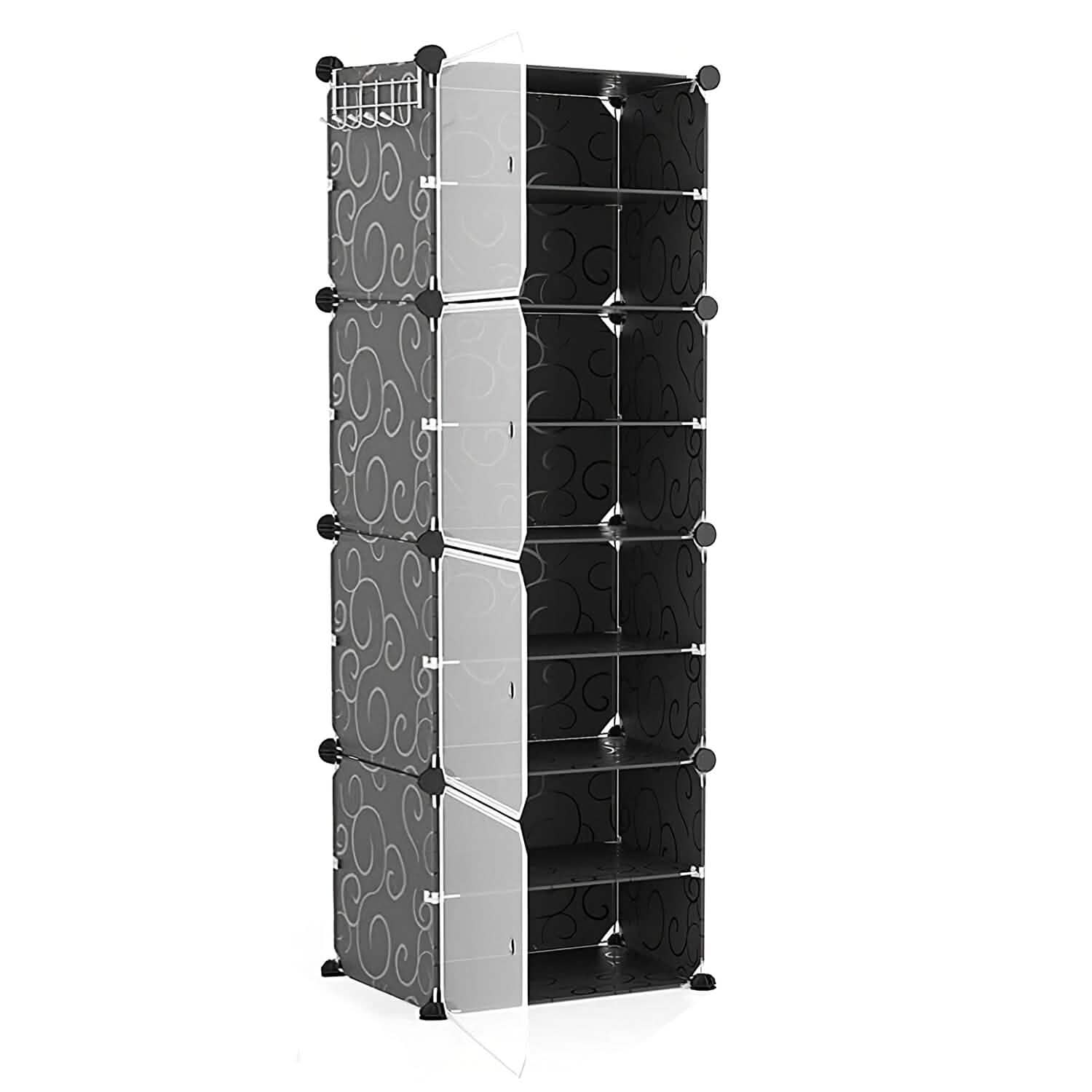 Shoe Rack Organizer with Transparent Doors Storage & Organization - Tophatter Daily Deals