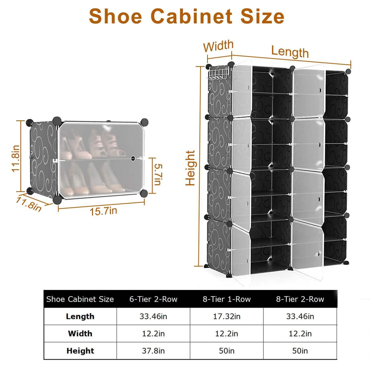 Shoe Rack Organizer with Transparent Doors Storage & Organization - Tophatter Daily Deals