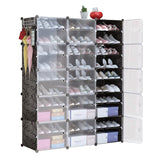 Shoe Rack Organizer with Transparent Doors L Storage & Organization - Tophatter Daily Deals