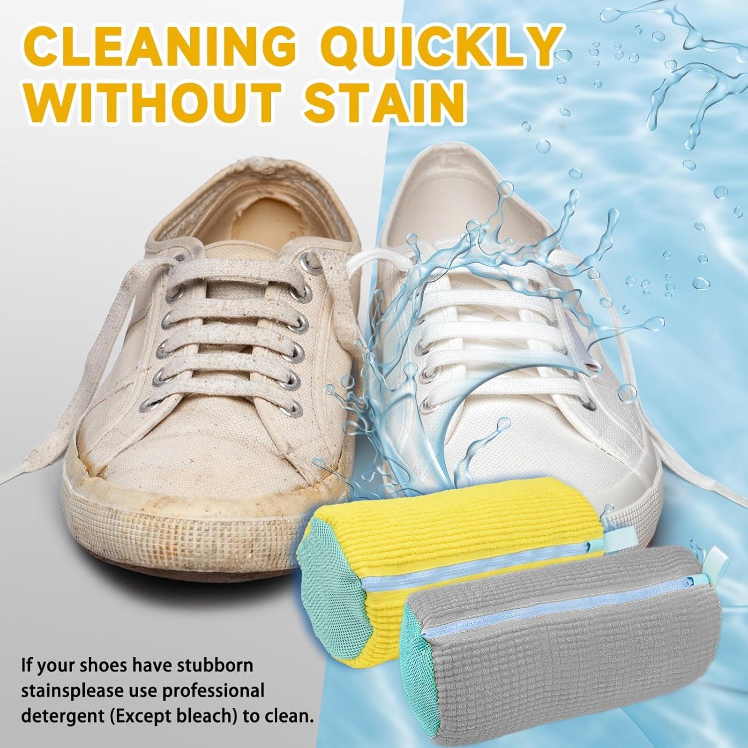 Shoe Washing Machine Bag - 1/2pcs Trainer Washing Bag Cleaning Laundry Shoe Bag Home - Tophatter Daily Deals