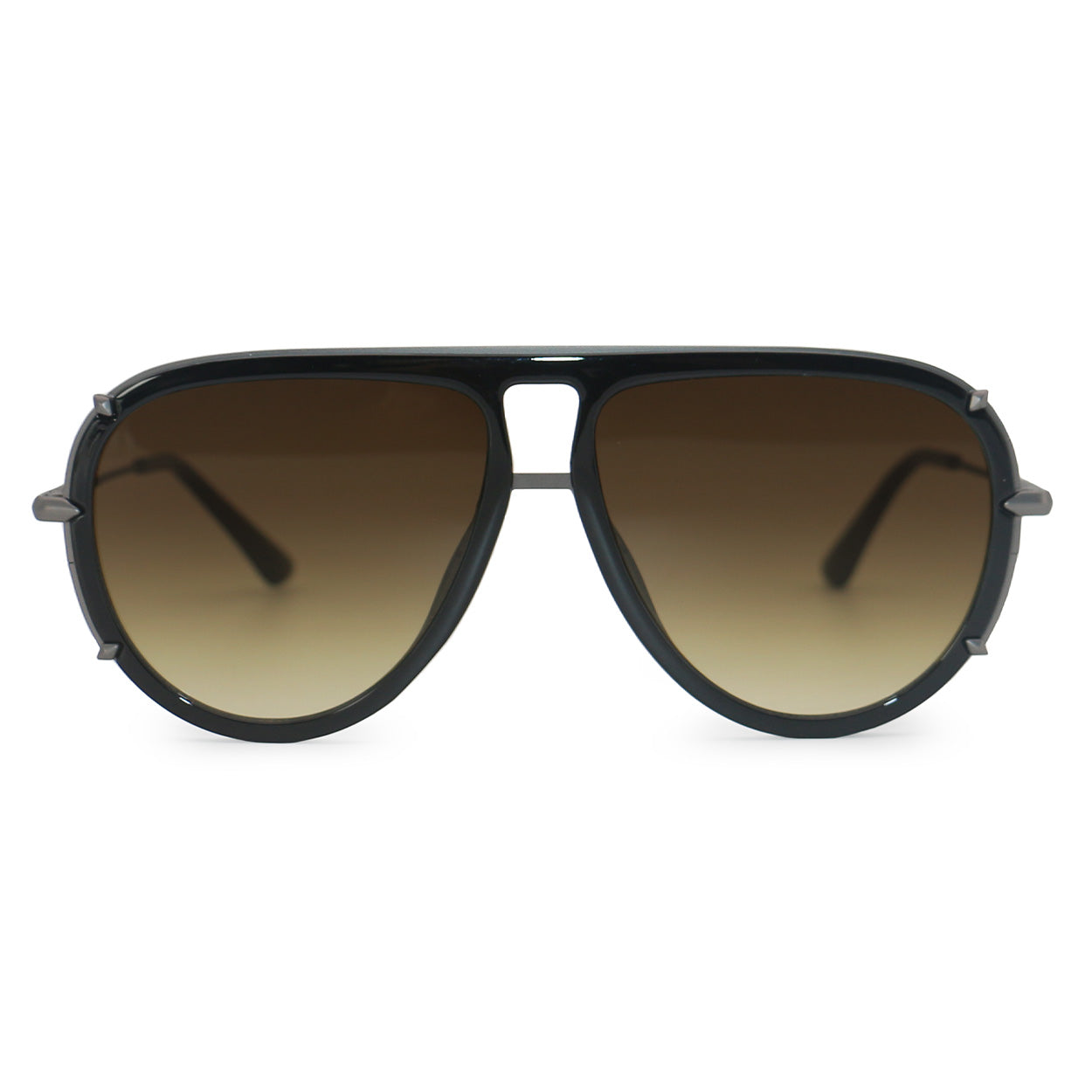 TopFoxx Ivy Luxe - Olive Tangle-Free Women's Round Aviator Sunglasses Sunglasses - Tophatter Daily Deals