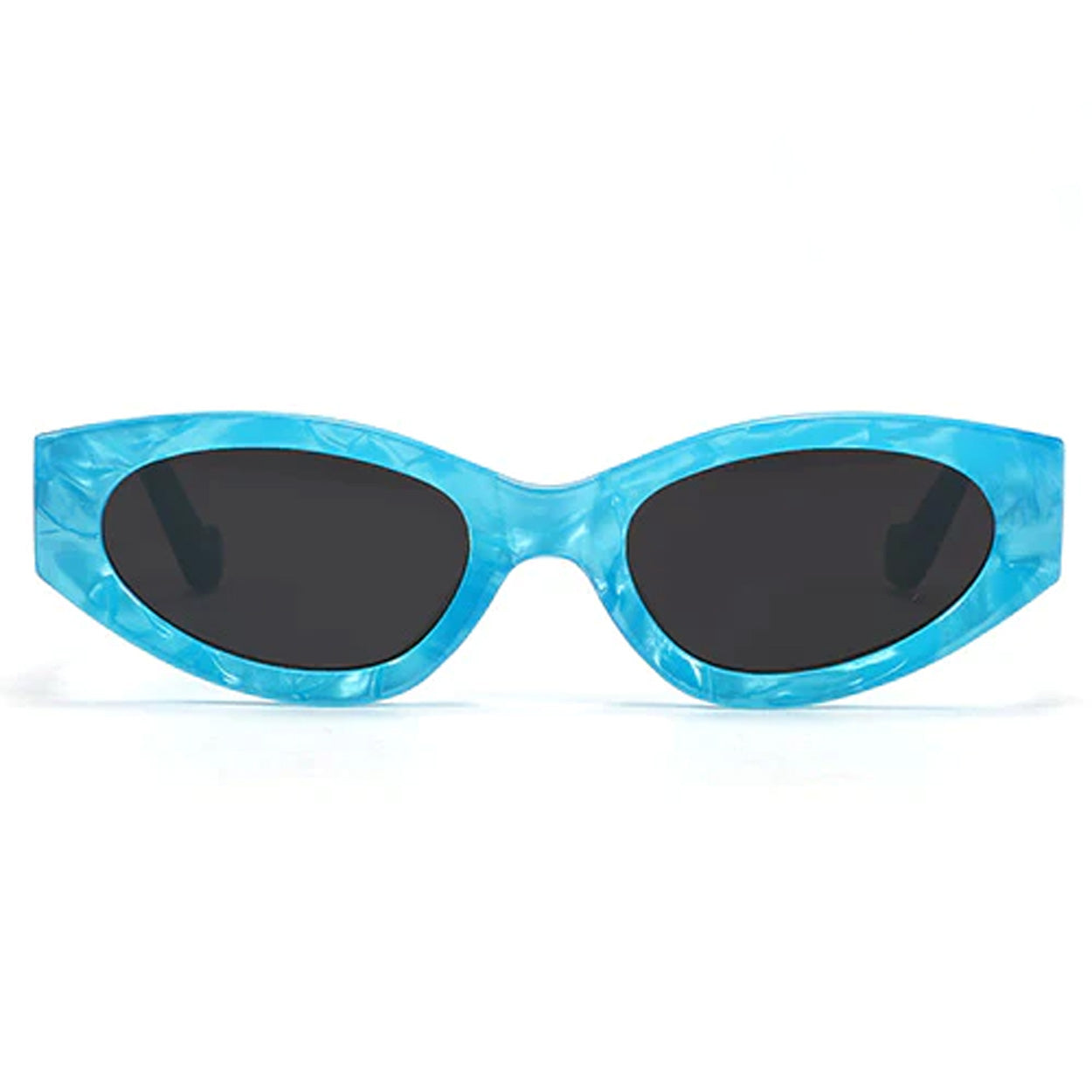 TopFoxx Kat x Money Moves - Blue Women's Cateye Sunglasses Sunglasses - Tophatter Daily Deals