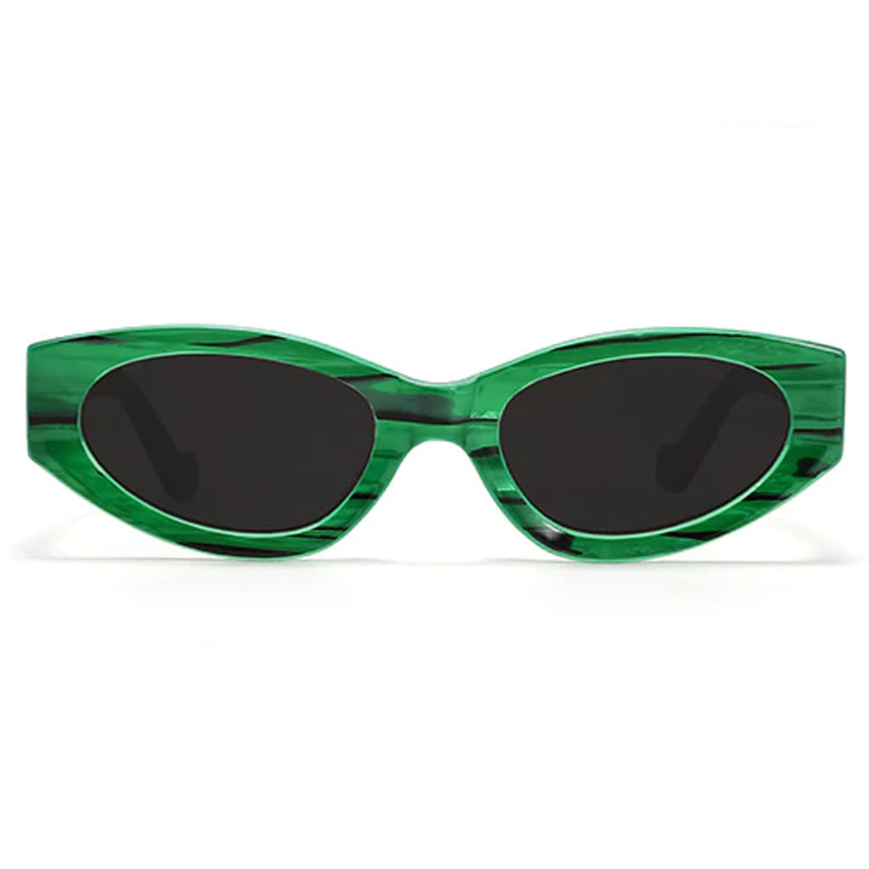 TopFoxx Kat x Money Moves - Green Women's Cateye Sunglasses Sunglasses - Tophatter Daily Deals