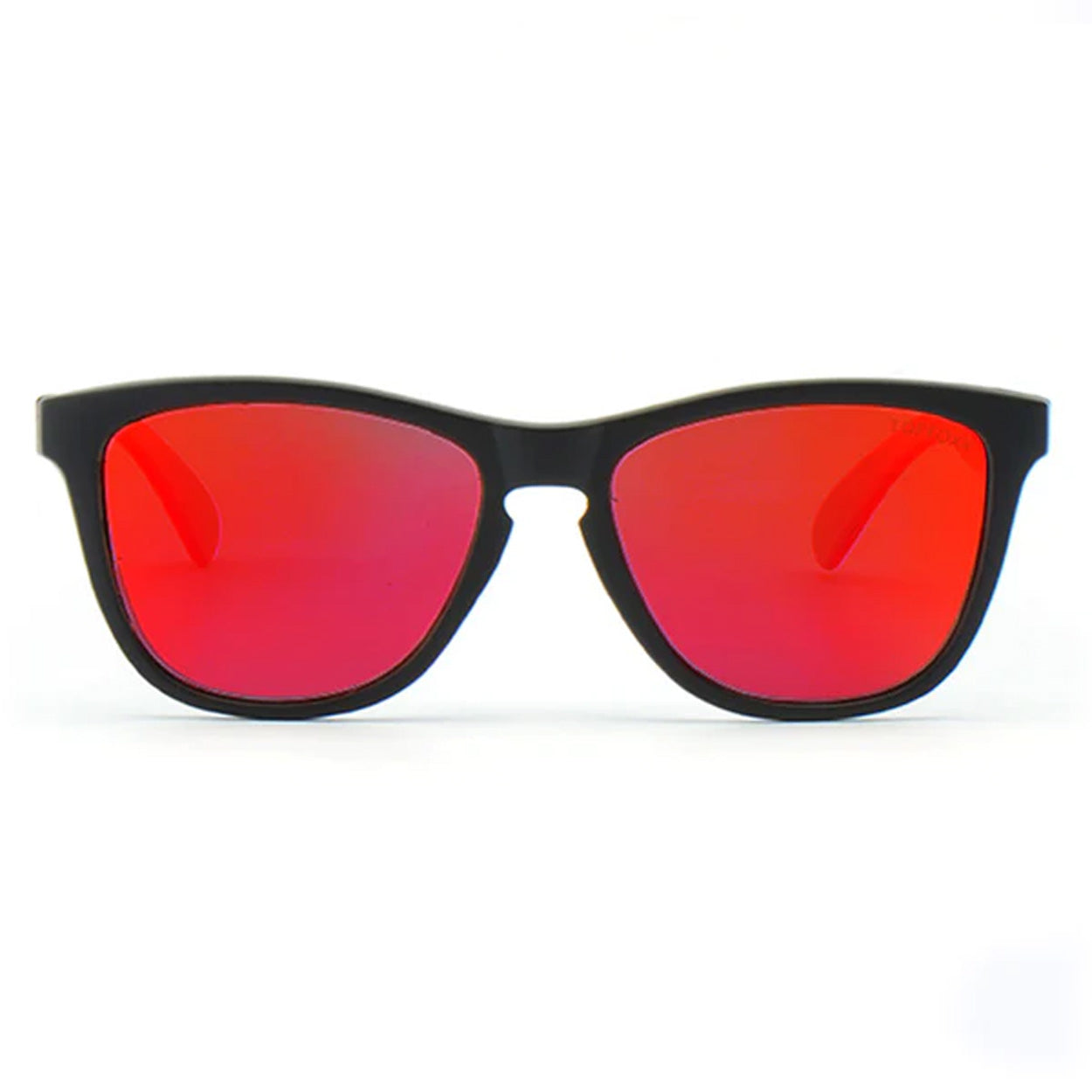TopFoxx Rise Up - Revo® Mirrored Red Unisex Sunglasses Sunglasses - Tophatter Daily Deals
