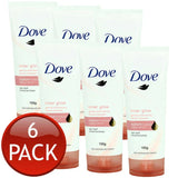 6 Pack Dove Inner Glow Gentle Exfoliating Facial Cleaner 100 Grams Beauty & Personal Care - Tophatter Daily Deals