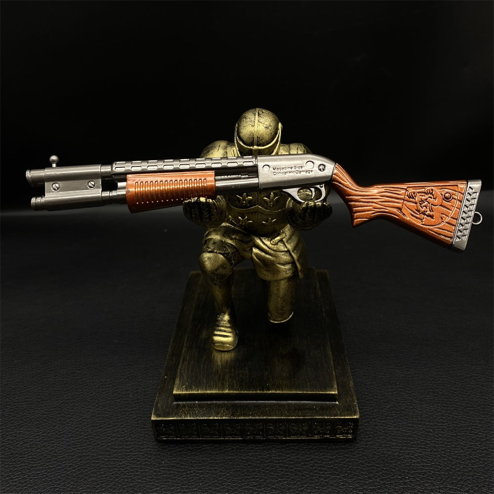 Miniature Metal OG Pump Shotgun 17CM/6.7" - Tophatter Daily Deals