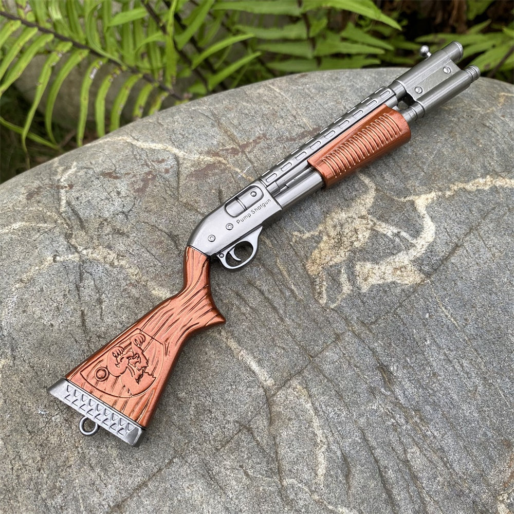Miniature Metal OG Pump Shotgun 17CM/6.7" - Tophatter Daily Deals