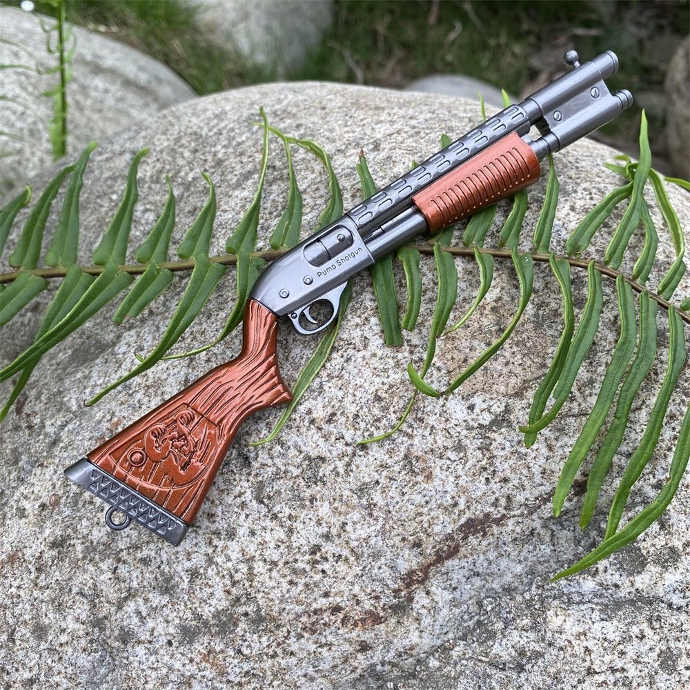 Miniature Metal OG Pump Shotgun 17CM/6.7" - Tophatter Daily Deals