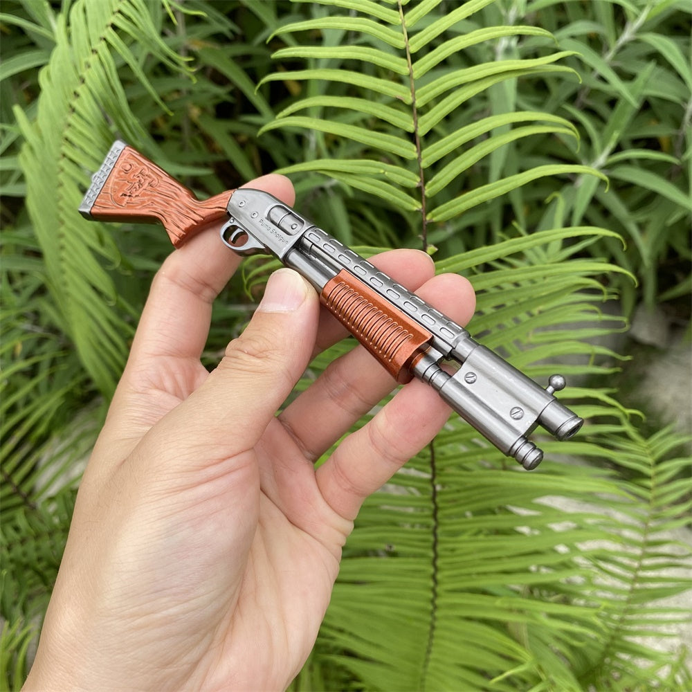 Miniature Metal OG Pump Shotgun 17CM/6.7" - Tophatter Daily Deals