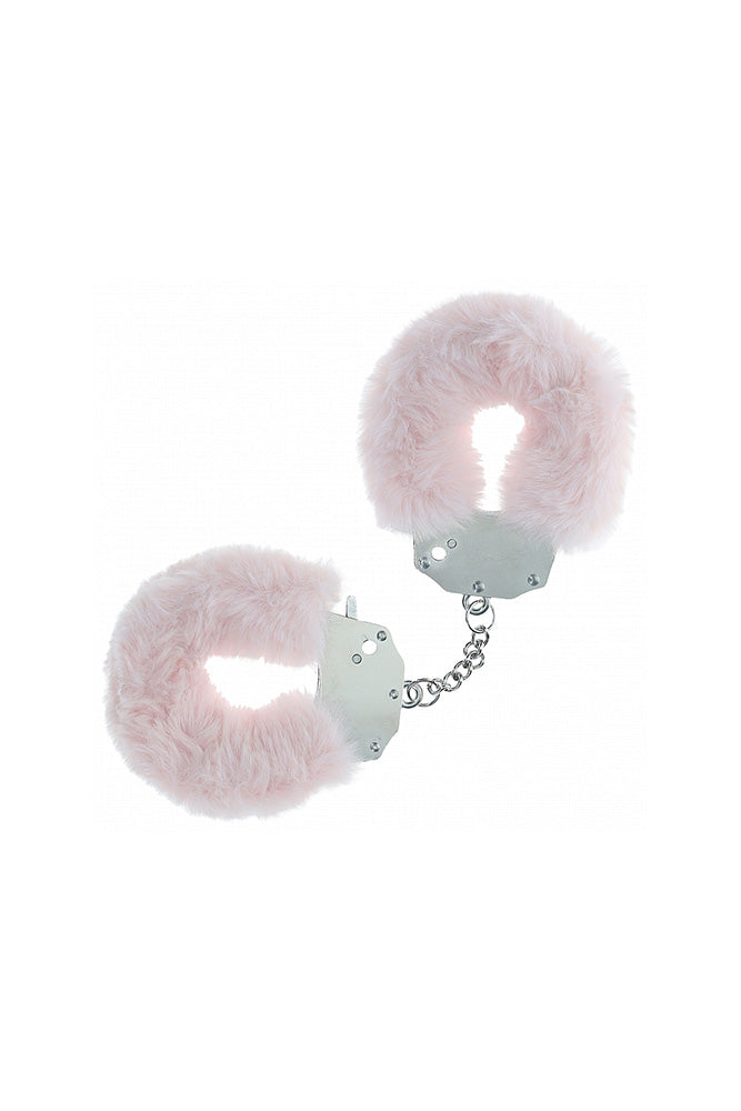 Ouch by Shots Toys - Heavy Duty Fluffy Handcuffs Pastel Pink BDSM - Tophatter Daily Deals