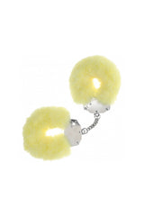 Ouch by Shots Toys - Heavy Duty Fluffy Handcuffs Yellow BDSM - Tophatter Daily Deals