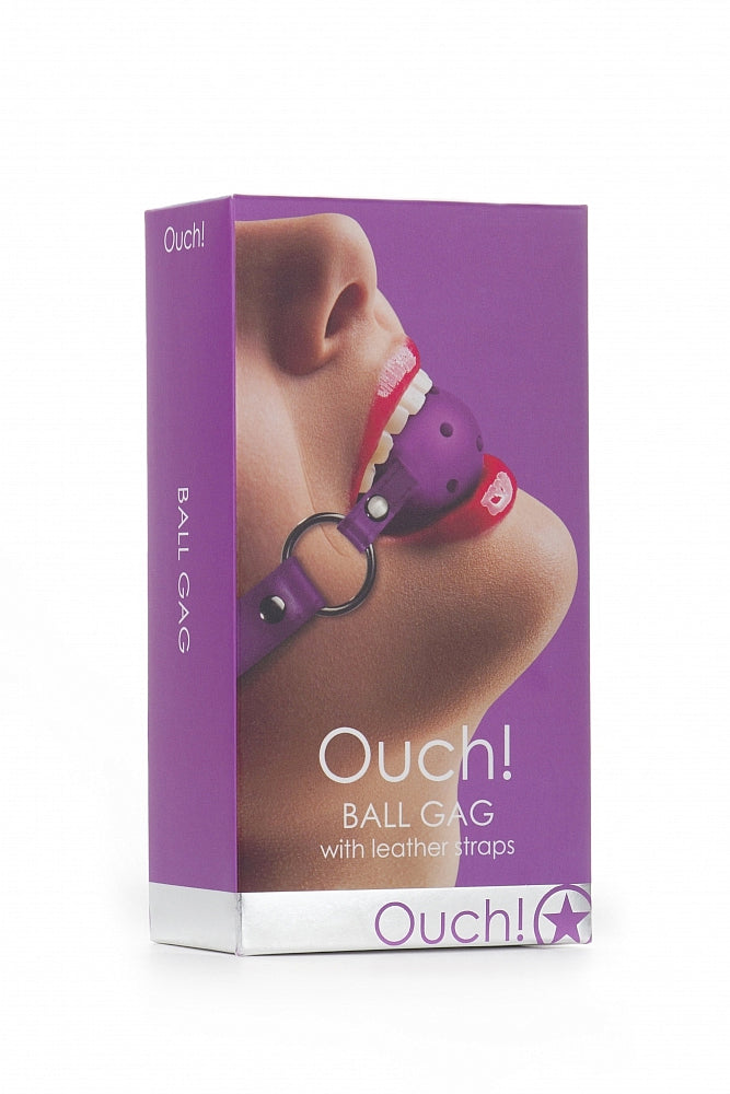 Ouch Ball Gag - Purple Free Gifts - Tophatter Daily Deals