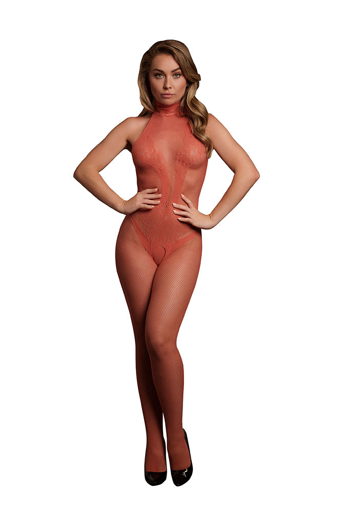Shots Toys - Le Désir - DES026 - Crotchless Bodystocking - Various Colors - OS Red OS Lingerie - Tophatter Daily Deals