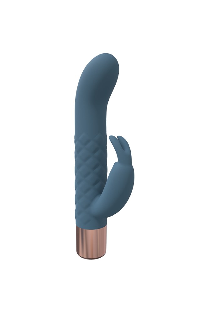 Shots Toys - Loveline - Devotion Mini Rabbit Vibrator - Blue Sex Toy - Tophatter Daily Deals